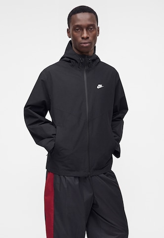 juoda Nike Sportswear Demisezoninė striukė