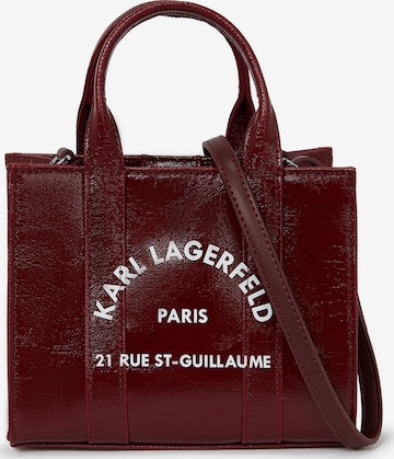 raudona Karl Lagerfeld Pirkinių krepšys 'Rue St-Guillaume': priekis