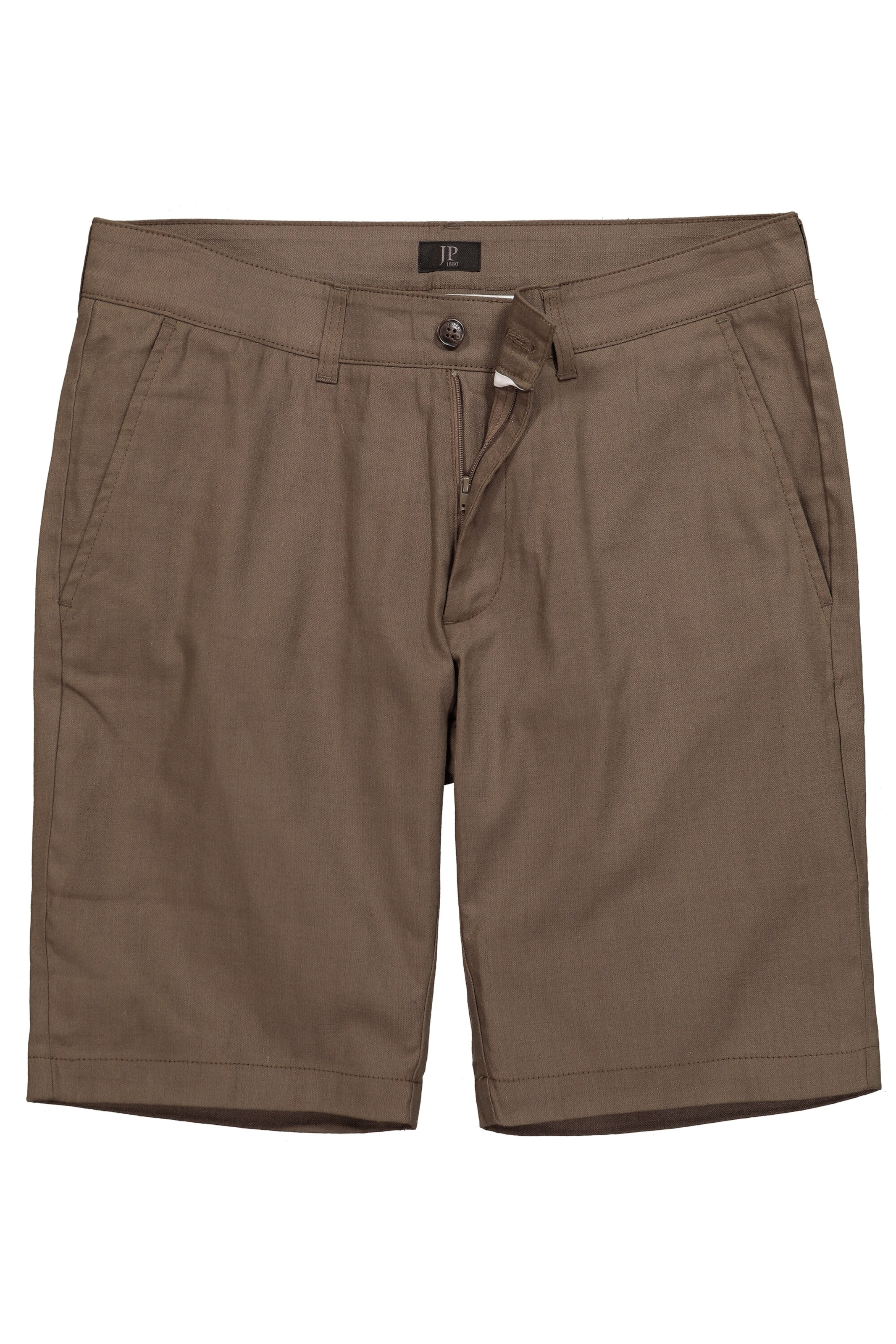 JP1880 Loosefit Broek in Bruin: voorkant