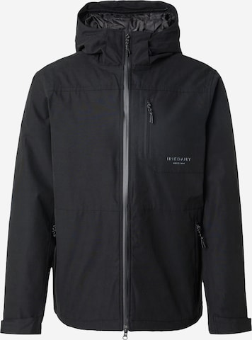 Iriedaily Between-season jacket 'Nilas' in Black: front