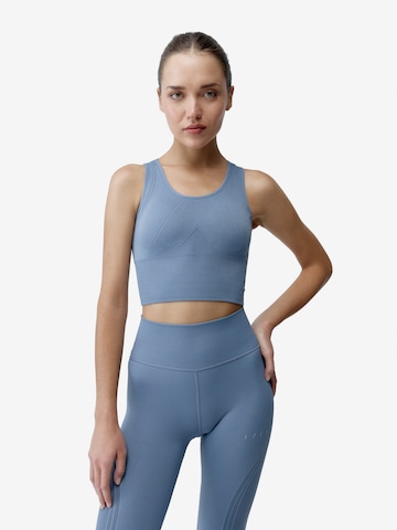 Born Living Yoga Sporttop 'Mandira' in Grijs: voorkant