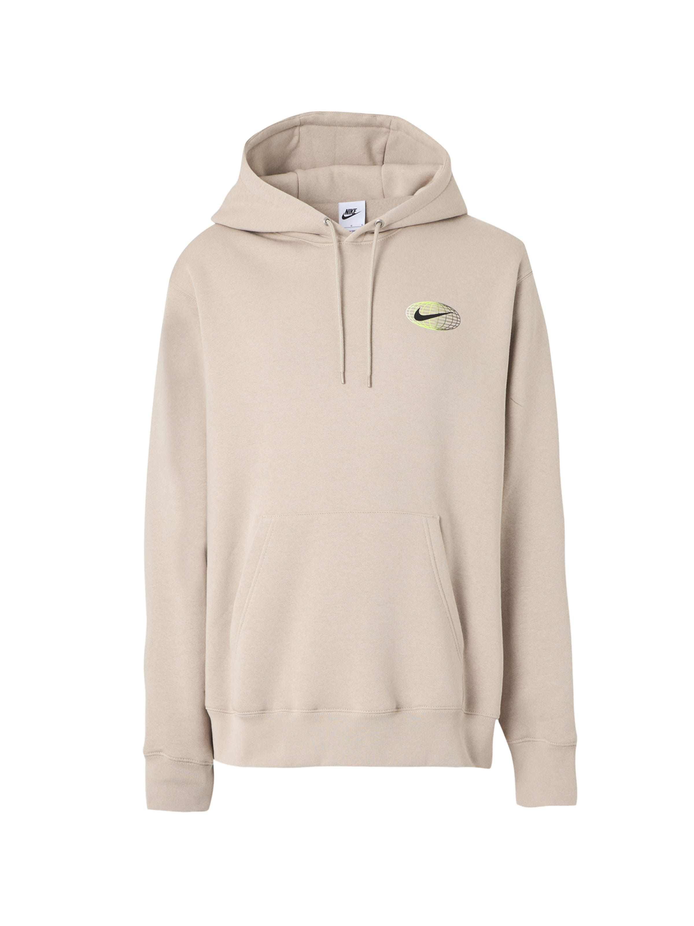 Nike Sportswear Mikina 'CLUB' – béžová: přední strana