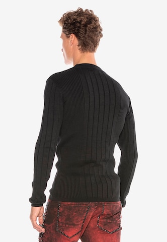 CIPO & BAXX Pullover in Schwarz