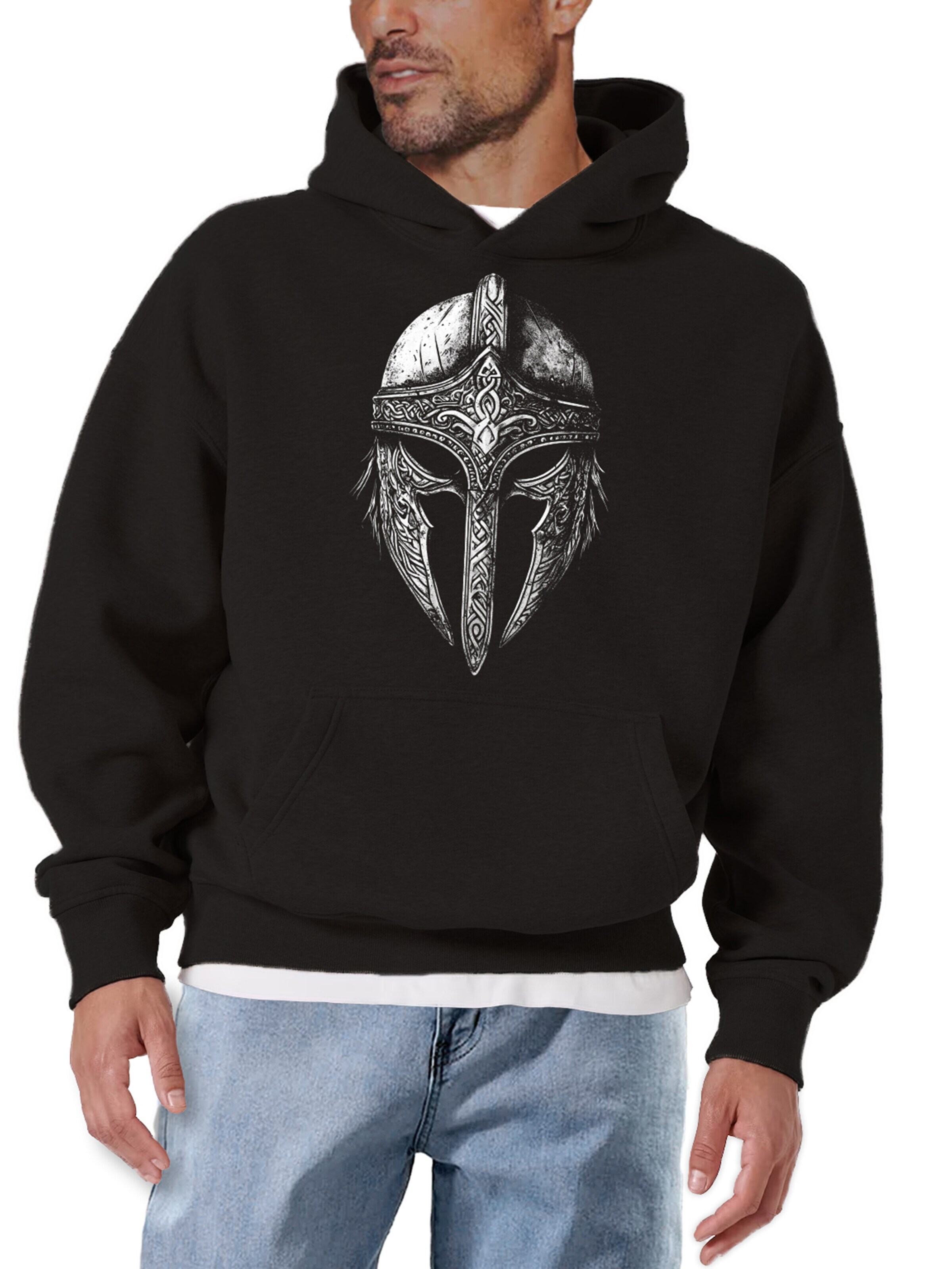 MAKAYA Sweatshirt in Black: front
