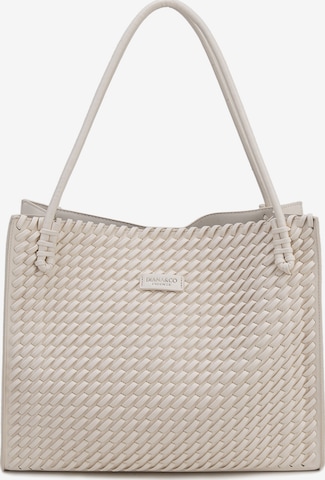 Shopper 'Borsa Shopper Silvana Elite - Pelle Vegana Intrecciata' di Diana&Co. in beige: frontale