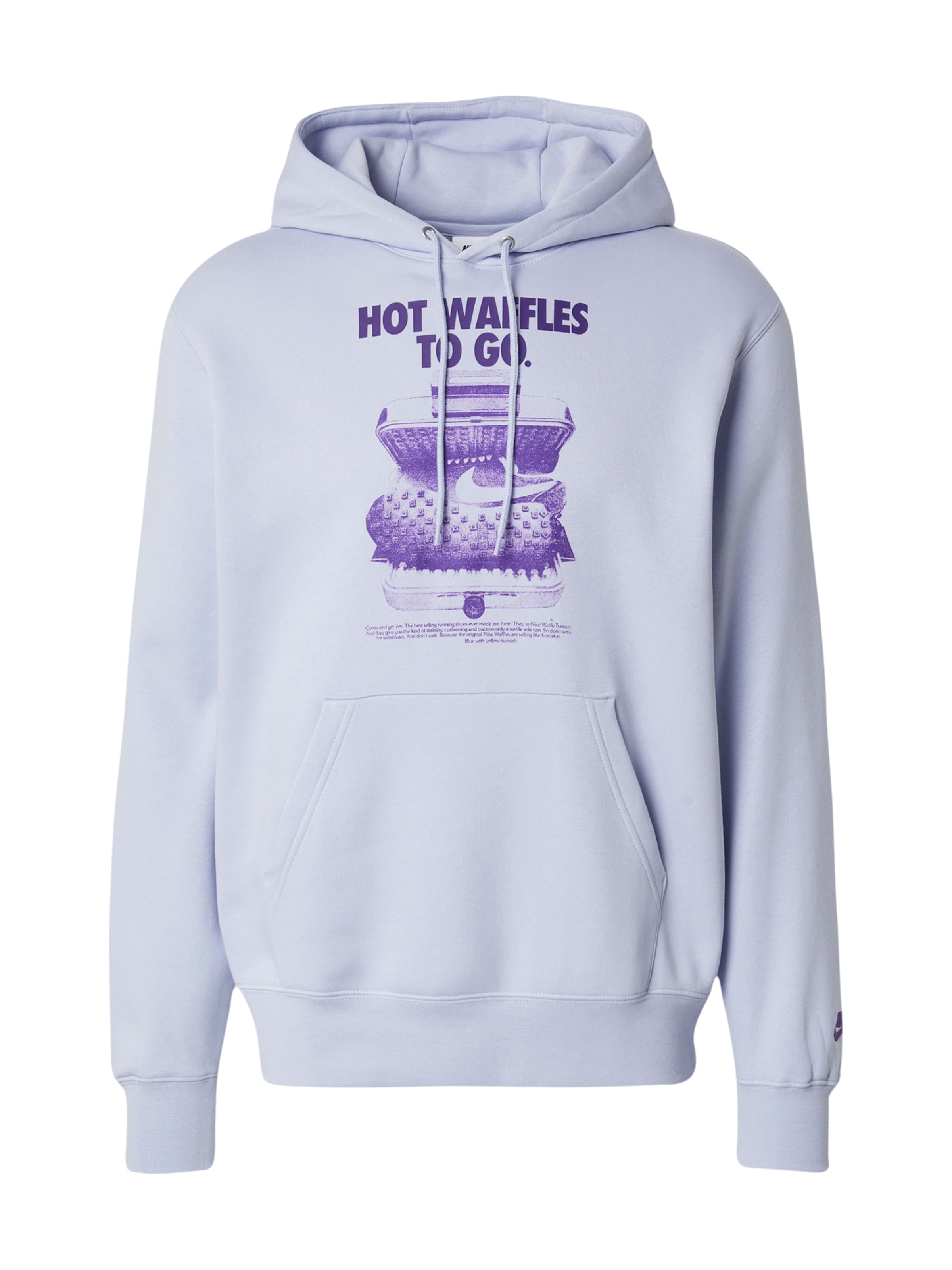 Nike Sportswear Mikina 'CLUB' - tmavě fialová / bílá, Produkt