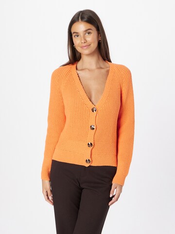 Geacă tricotată 'BELLA' de la ONLY pe portocaliu: față