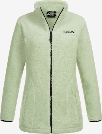 Arctic Seven Fleece Jacket 'Sherpa' in Green: front