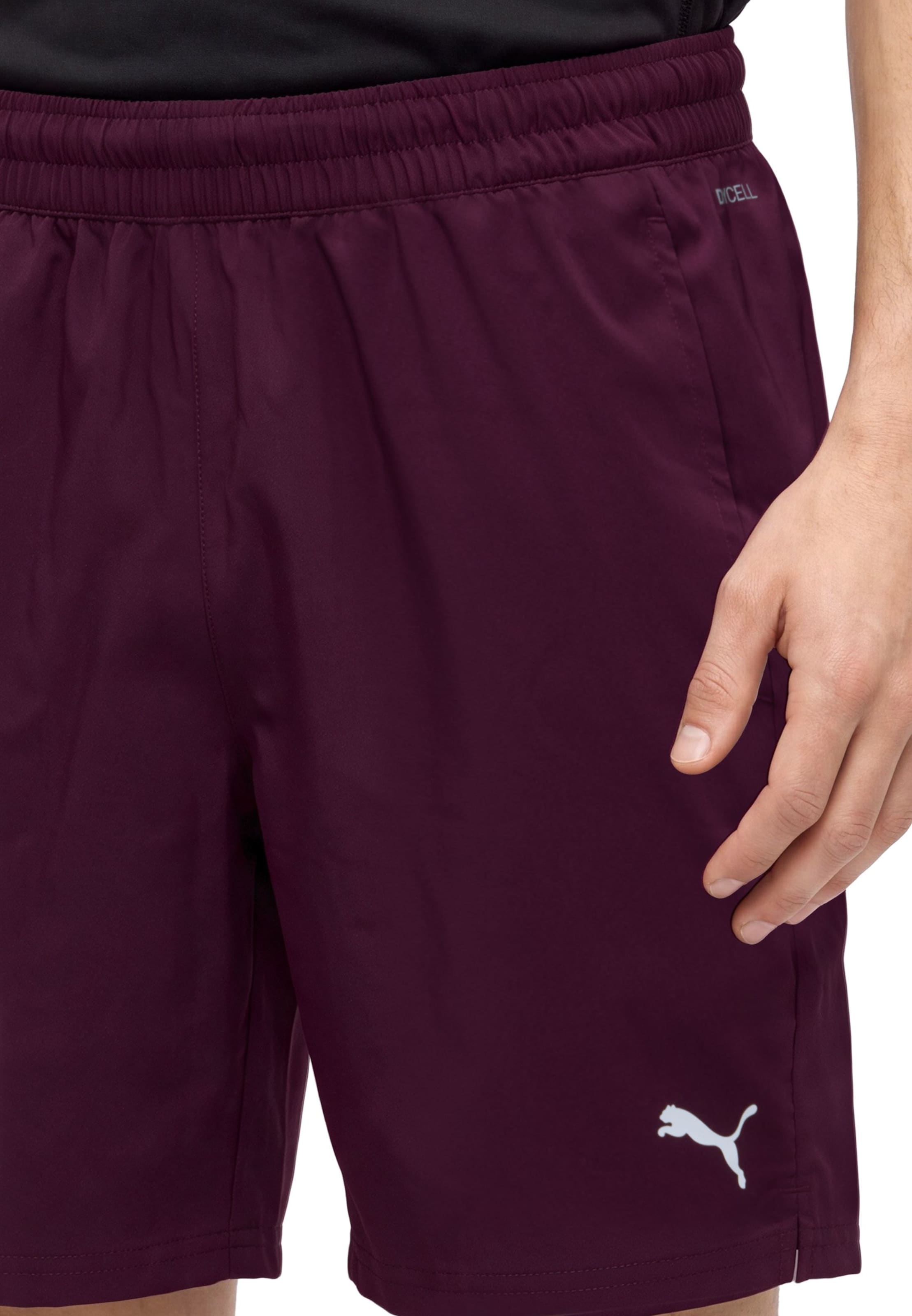 PUMA Normální Sportovní kalhoty 'TAD ESSENTIALS' – červená