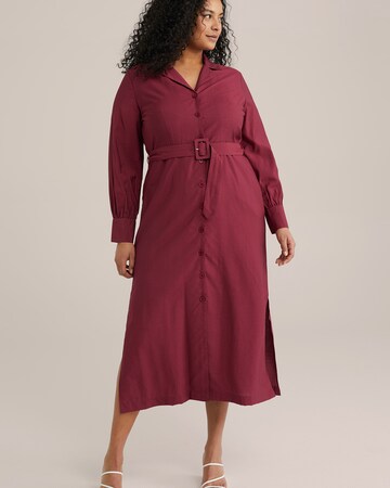 Abito camicia di WE Fashion in rosso: frontale
