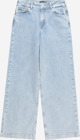 SCOTCH & SODA Zvonové kalhoty Džíny 'The Wave high rise super wide jeans' – modrá: přední strana