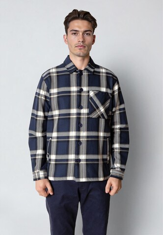 Clean Cut Copenhagen Regular Fit Hemd 'Asher' in Blau: Vorderseite