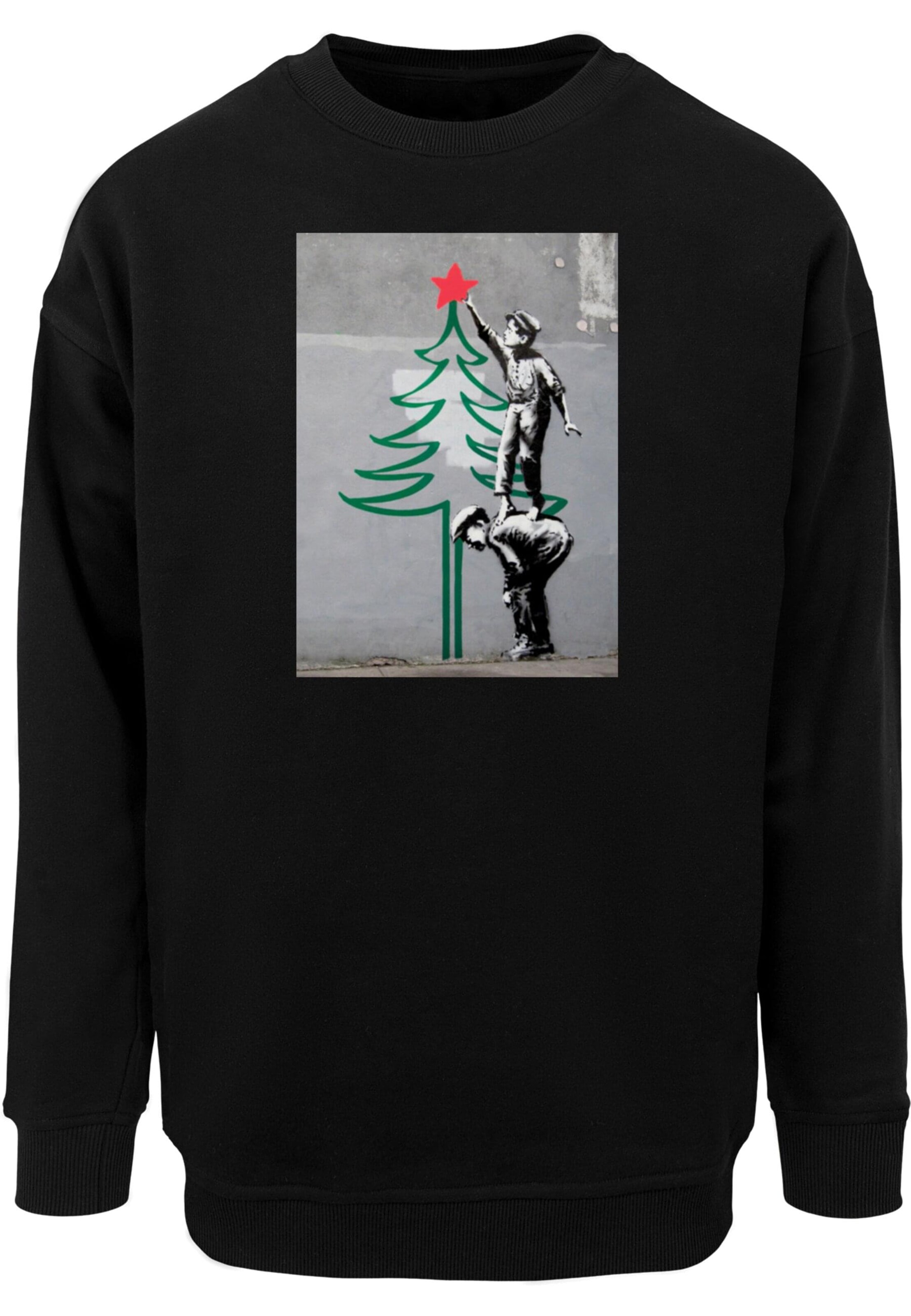 Sweat-shirt Merchcode en noir : devant