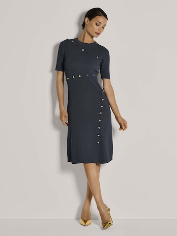 Robes en maille MADELEINE en bleu