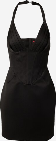 Rochie de la Misspap pe negru: față