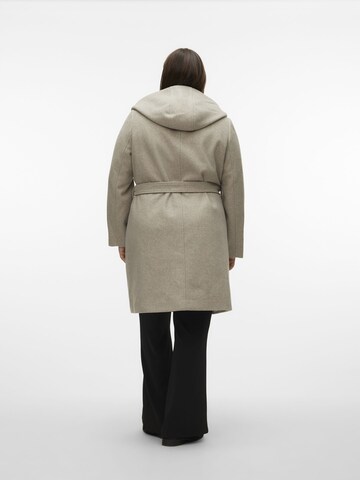 Vero Moda Curve Between-Seasons Coat 'VINCEFIONA' in Beige