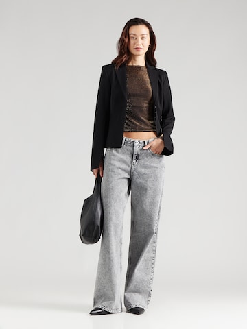 Wide Leg Jean KARL LAGERFELD JEANS en gris