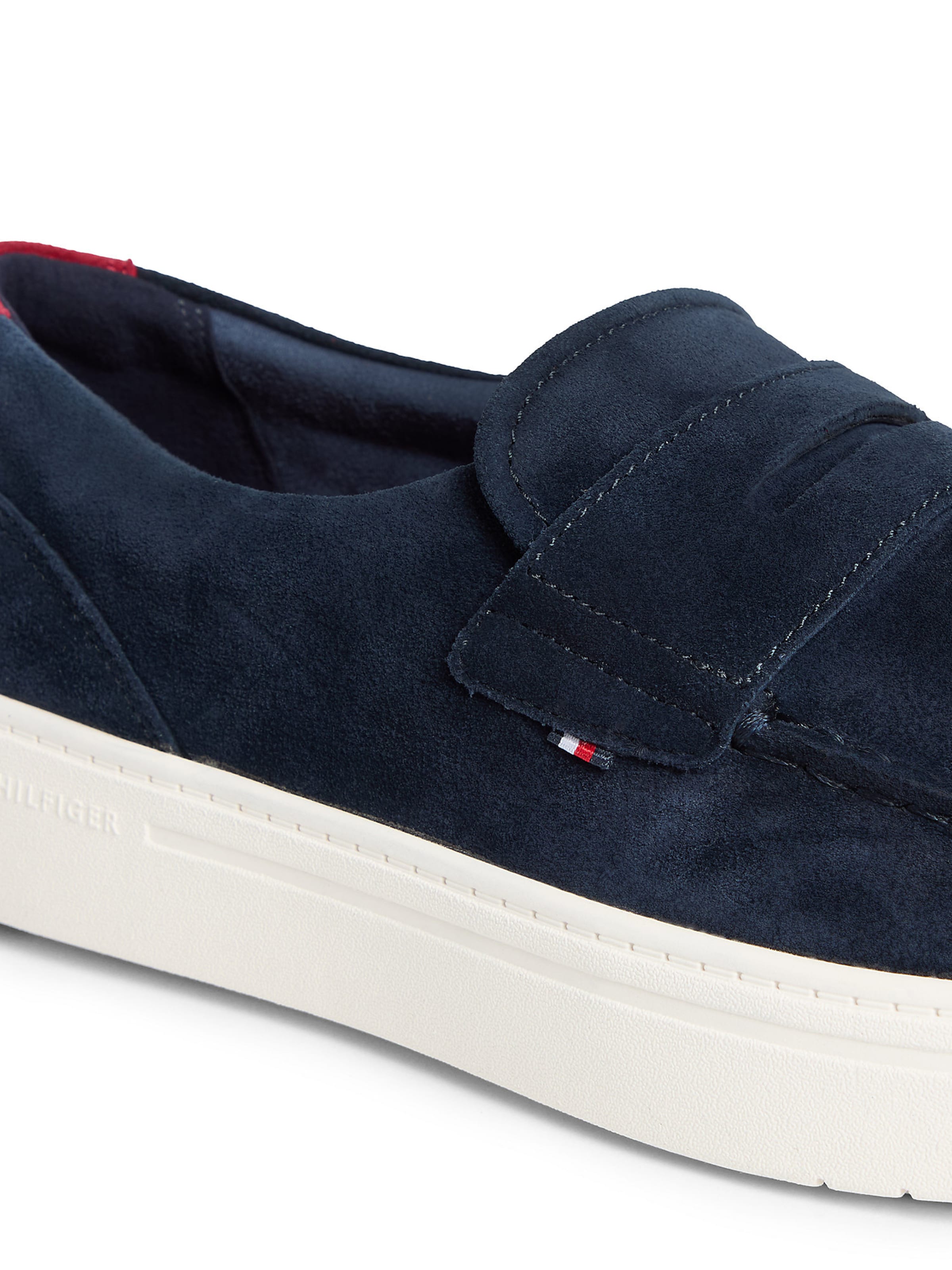 TOMMY HILFIGER Lightweight Suede Hybrid Loafers in Blau