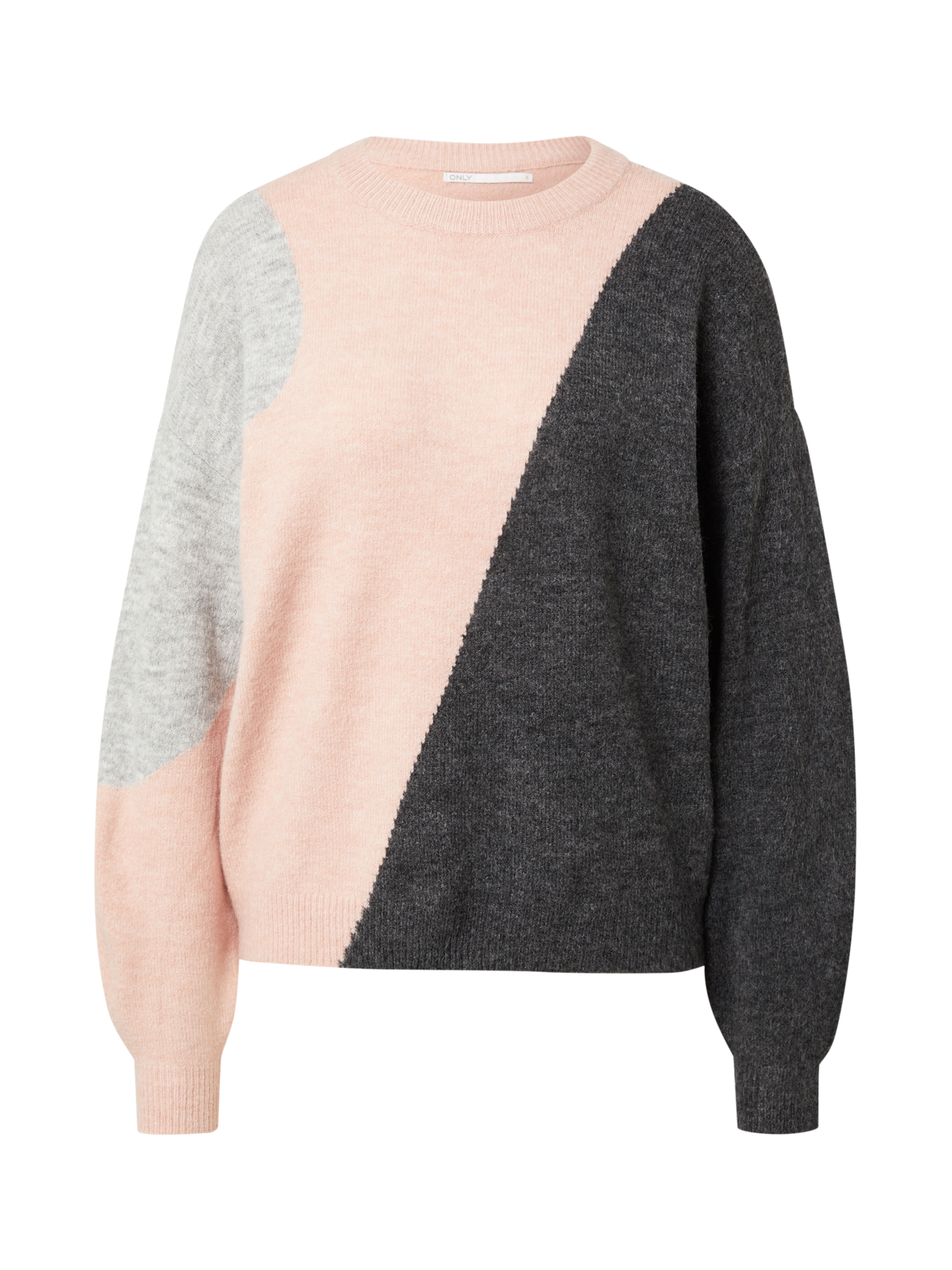 Swetry & dzianina agMQr ONLY Sweter Silja w kolorze Różowy Pudrowym 
