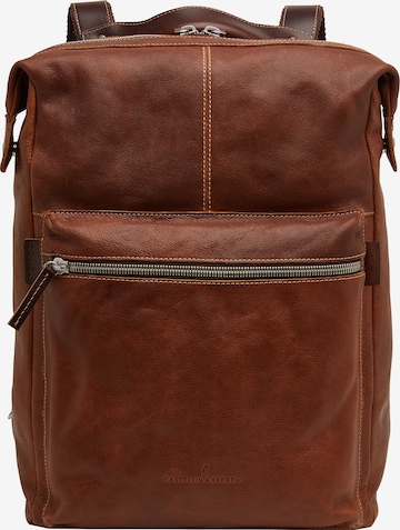 Castelijn & Beerens Laptop Bag 'Rudy' in Brown: front