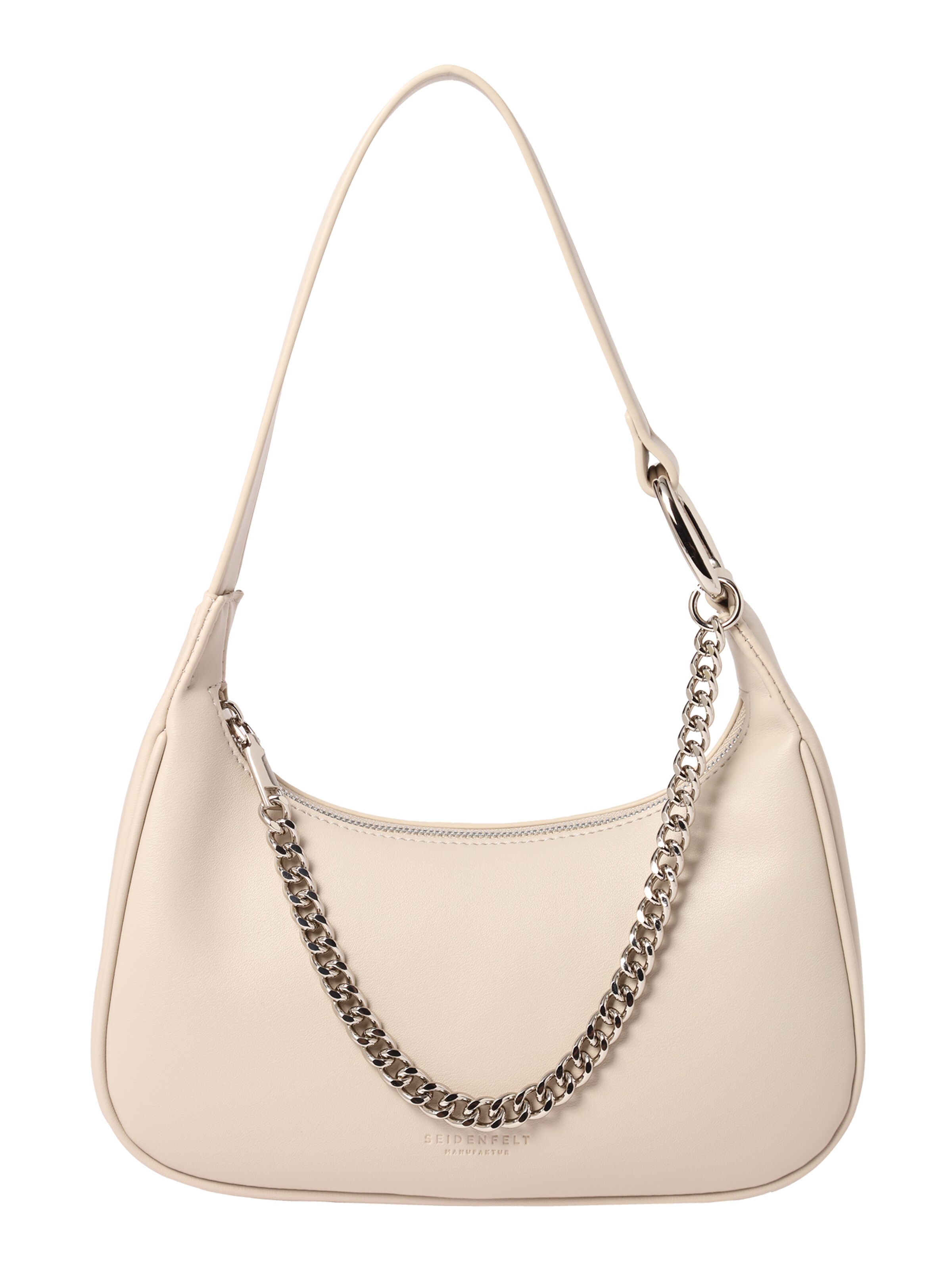 Borsa a spalla 'NAANTALI' di Seidenfelt in beige: frontale