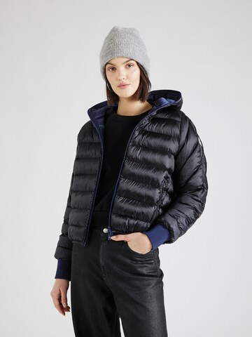 No. 1 Como Between-season jacket in Black: front