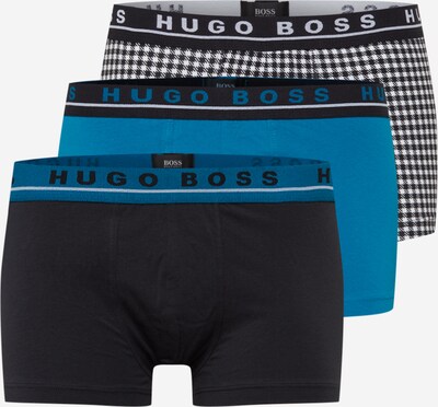 BOSS Casual Boxershorts in de kleur Navy / Hemelsblauw / Zwart / Wit, Productweergave