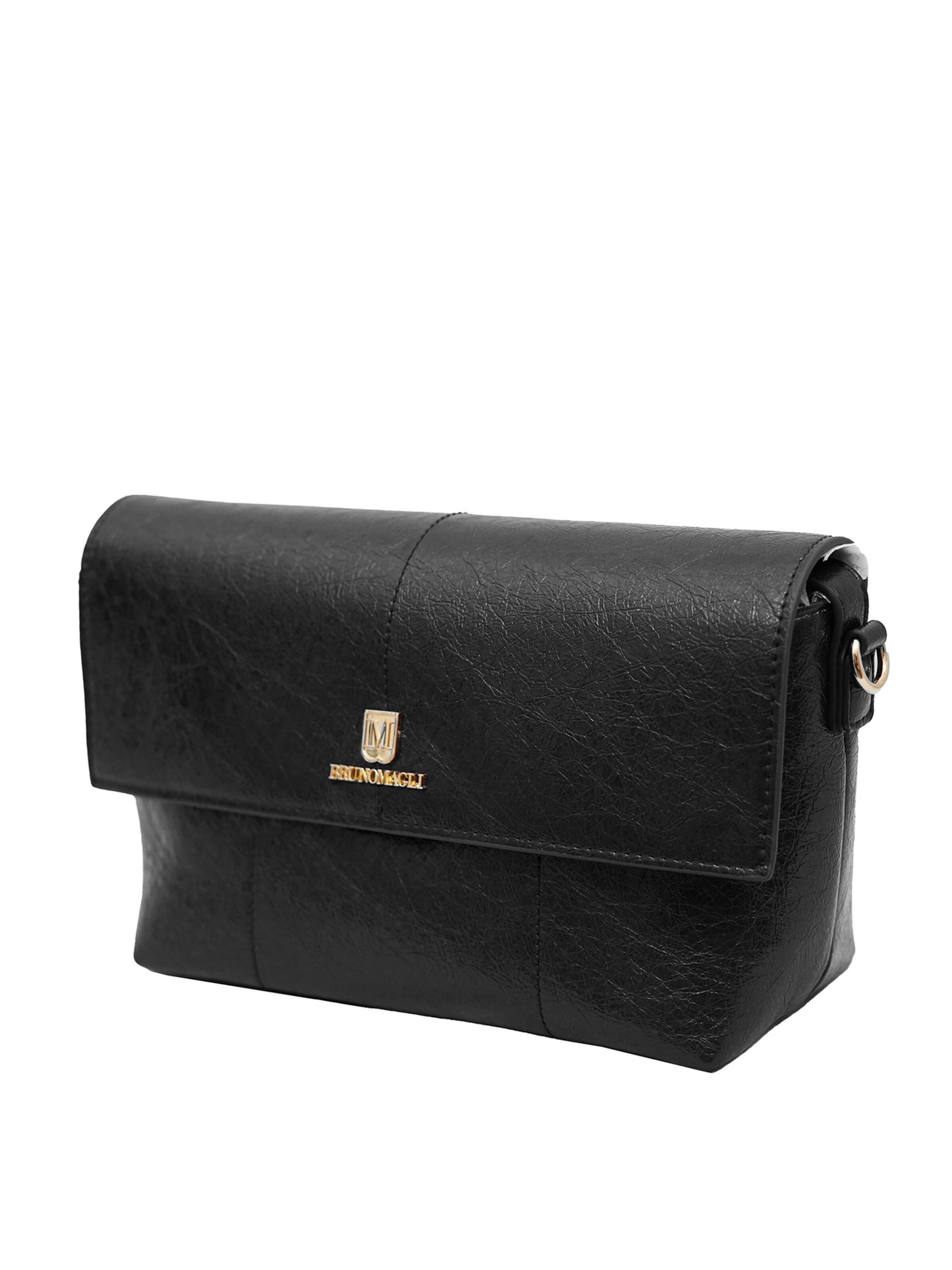 Borsa a spalla 'Borsa a Spalla Donna Bruno Magli Alba Mini Baguette Eco-Pelle' di Bruno Magli in nero: frontale