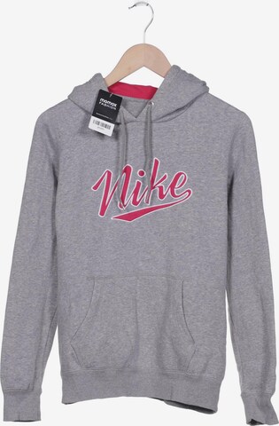 NIKE Sweatshirt & Zip-Up Hoodie in M in Grey: front