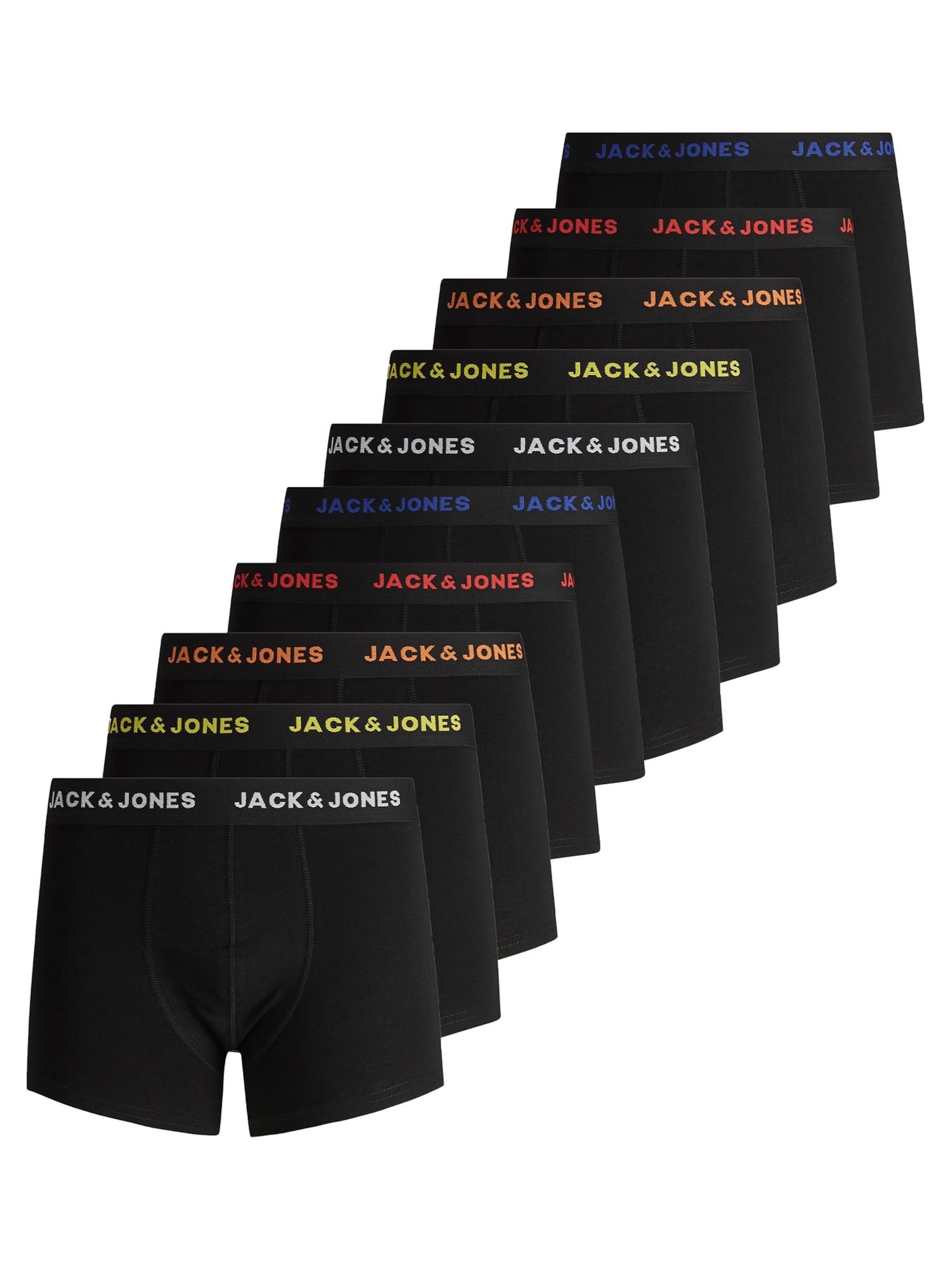 JACK & JONES Boxershorts 'Basic' in Zwart: voorkant