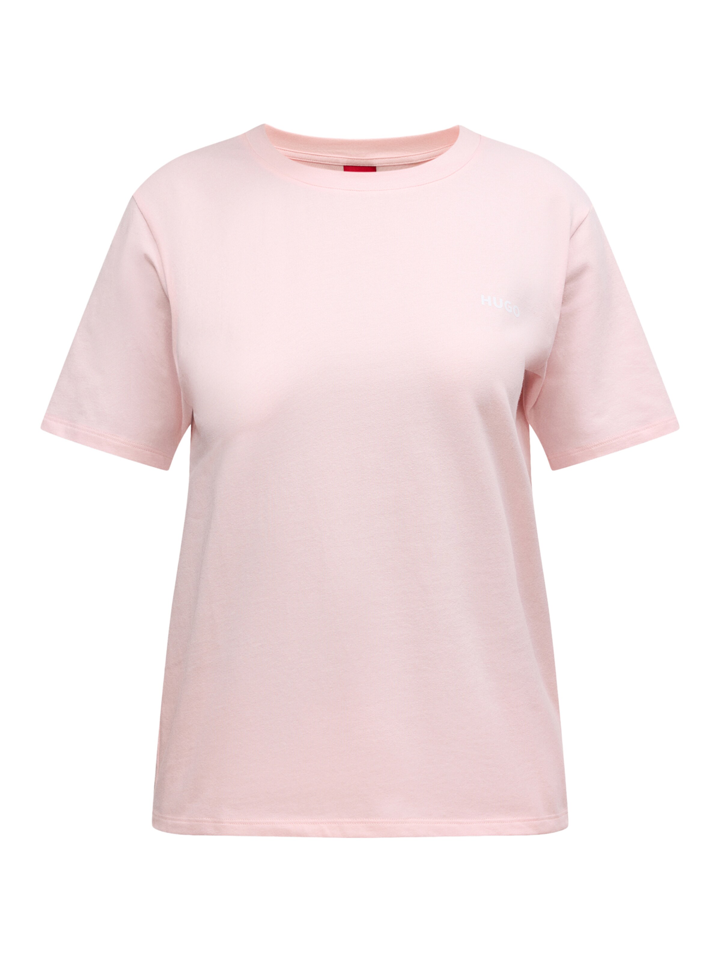 HUGO Футболка для сна в Ярко-розовый: спереди