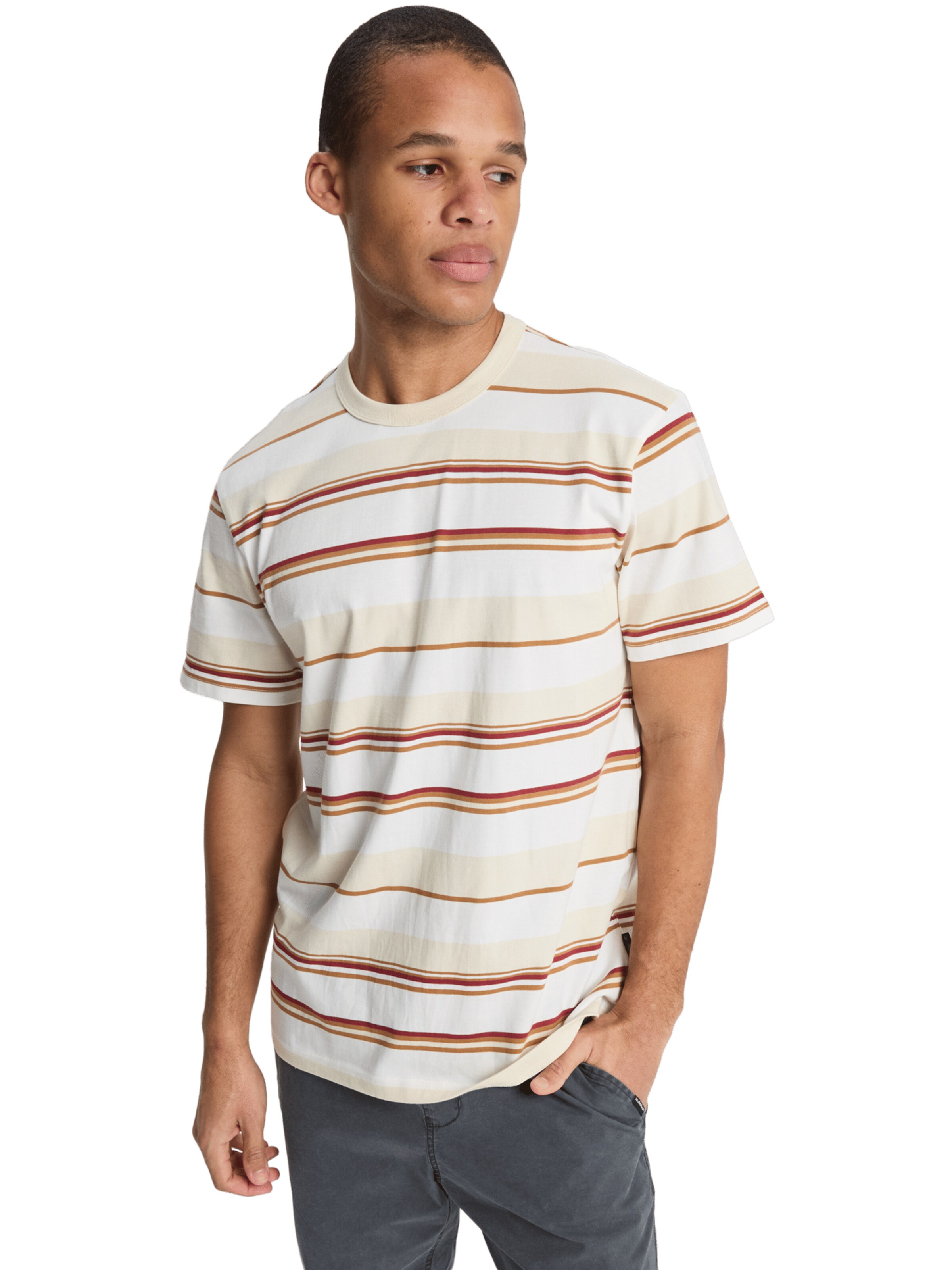 QUIKSILVER T-Shirt 'Lekoni' in Beige: Vorderseite