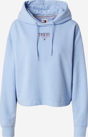 Tommy Jeans Sweatshirt 'ESSENTIAL' i marinblå / ljusblå / pitaya / röd, Produktvy