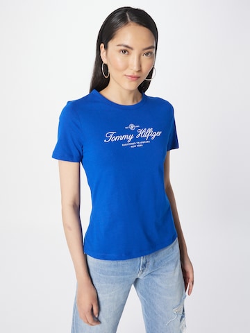 Maglietta di TOMMY HILFIGER in blu: frontale