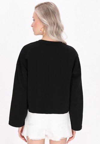 IZIA Sweatshirt 'Boho' in Zwart