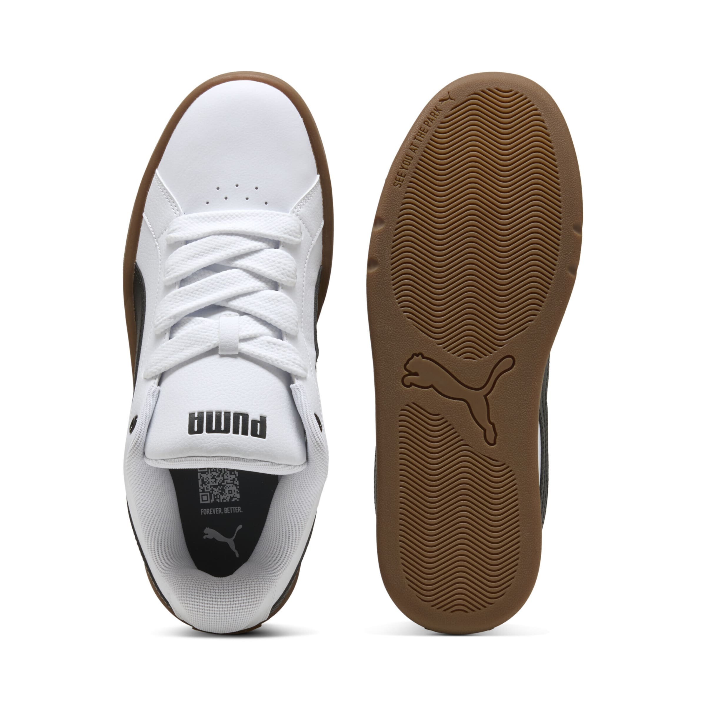 Baskets basses 'Park Lifestyle Easy' PUMA en blanc