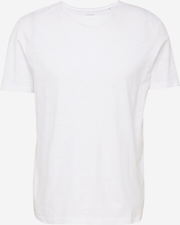 T-Shirt QS en blanc : devant