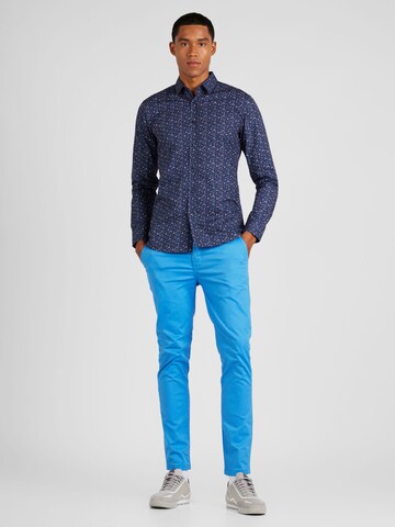 Slim fit Cămașă 'Elisha02' de la HUGO pe albastru