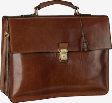 The Bridge Document Bag 'Story Uomo 3721' in Brown: front