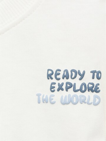 MANGO KIDS Shirt 'BUS' in White