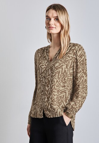 STREET ONE Bluse in Beige: Vorderseite