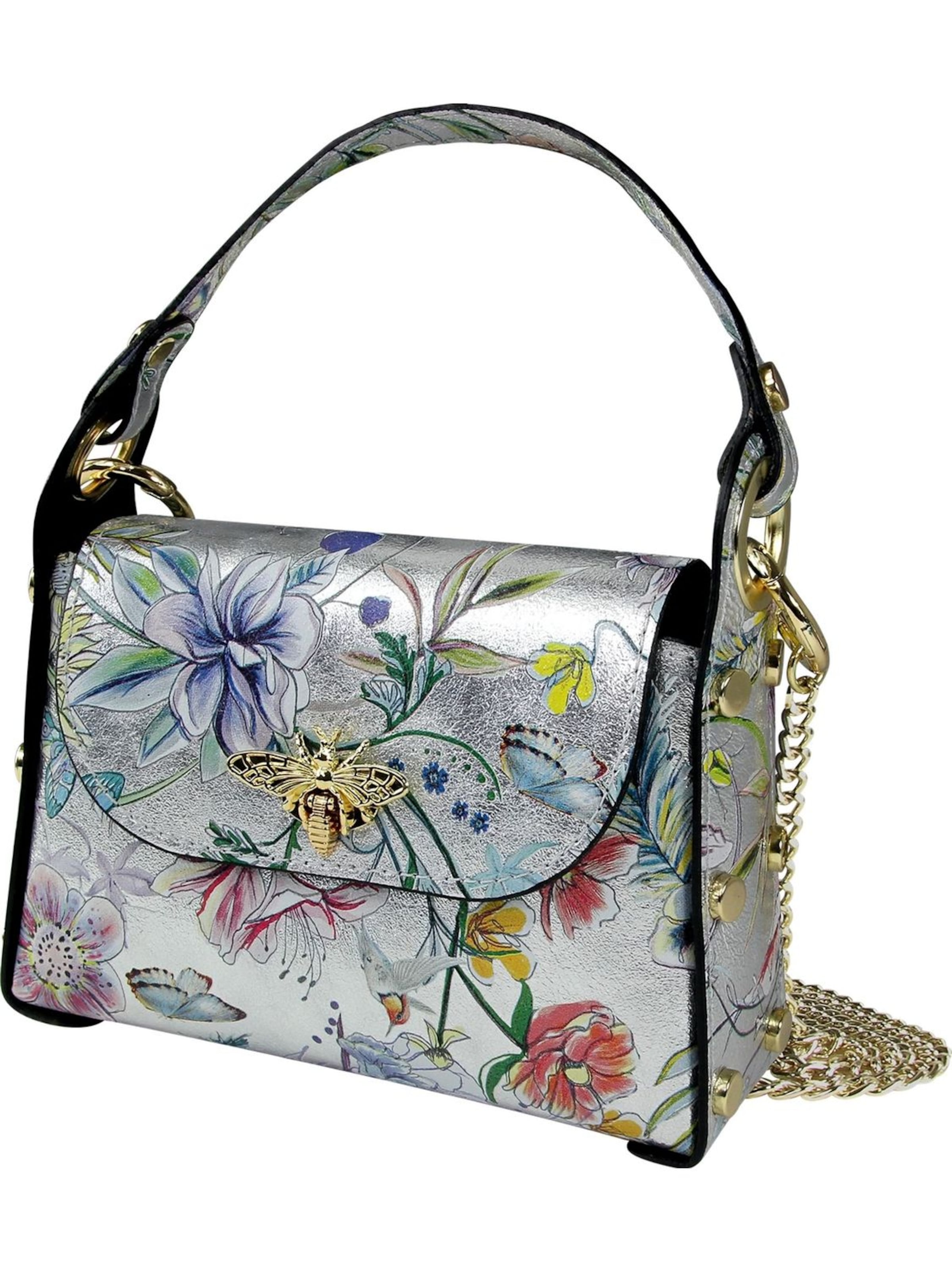 Sac à bandoulière Toscanto en argent : devant