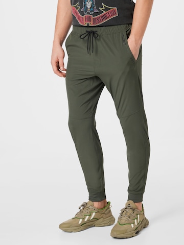 Pantaloni de la HOLLISTER pe verde: față