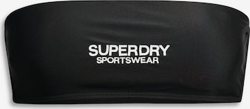 Bandeau Hauts de bikini Superdry en noir : devant