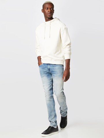 TOM TAILOR DENIM Sweatshirt in Beige