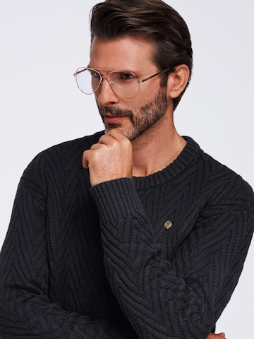 Ombre Sweater in Black