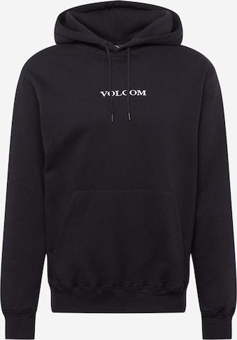 Volcom Sweatshirt in Black: front