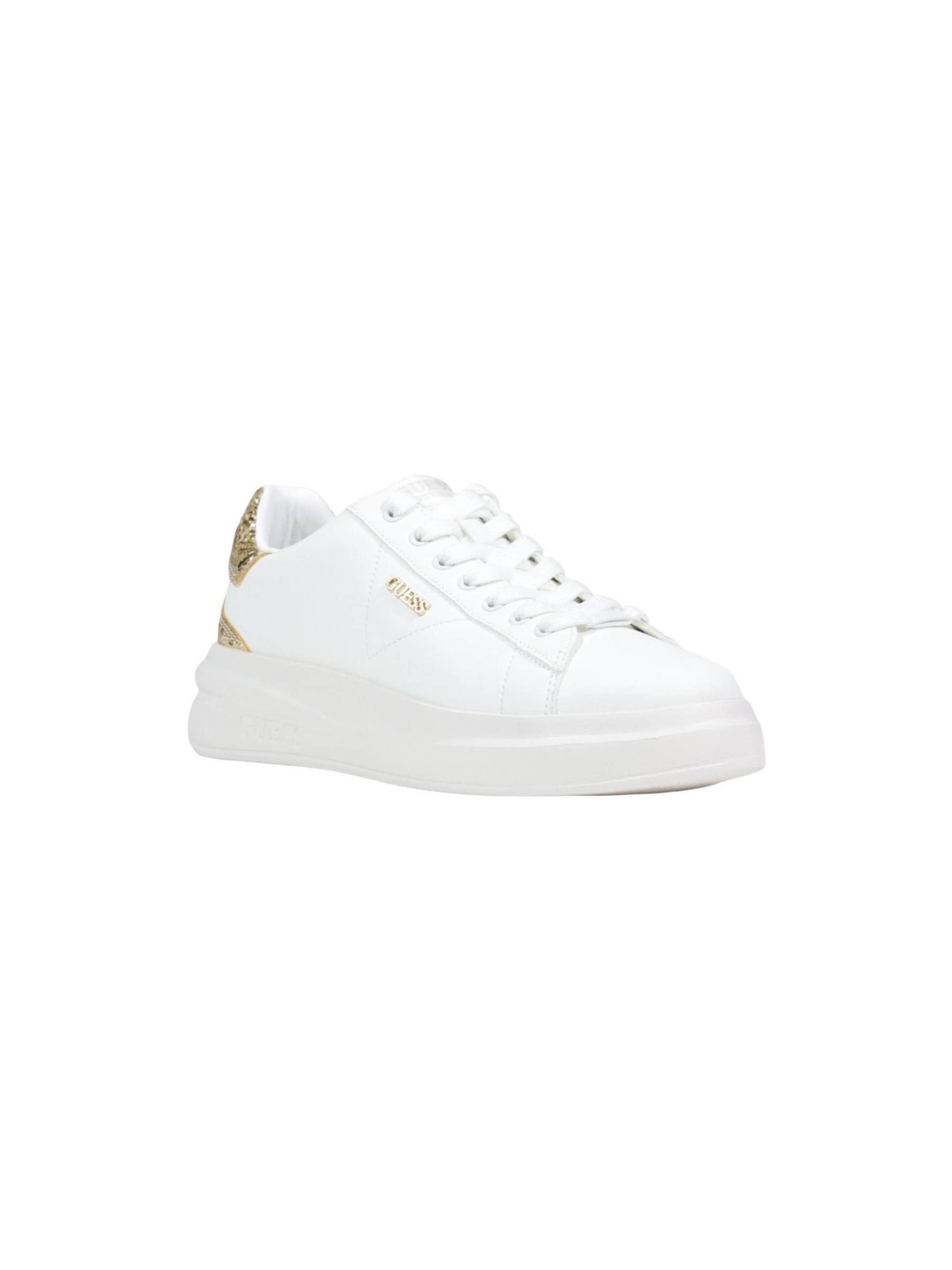 Sneaker bassa 'ELBINA10 FLFE10 ELE12' di GUESS in bianco