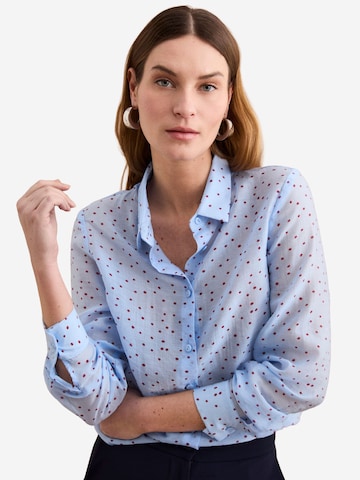 Il Lanificio Shirt in Blau: Vorderseite