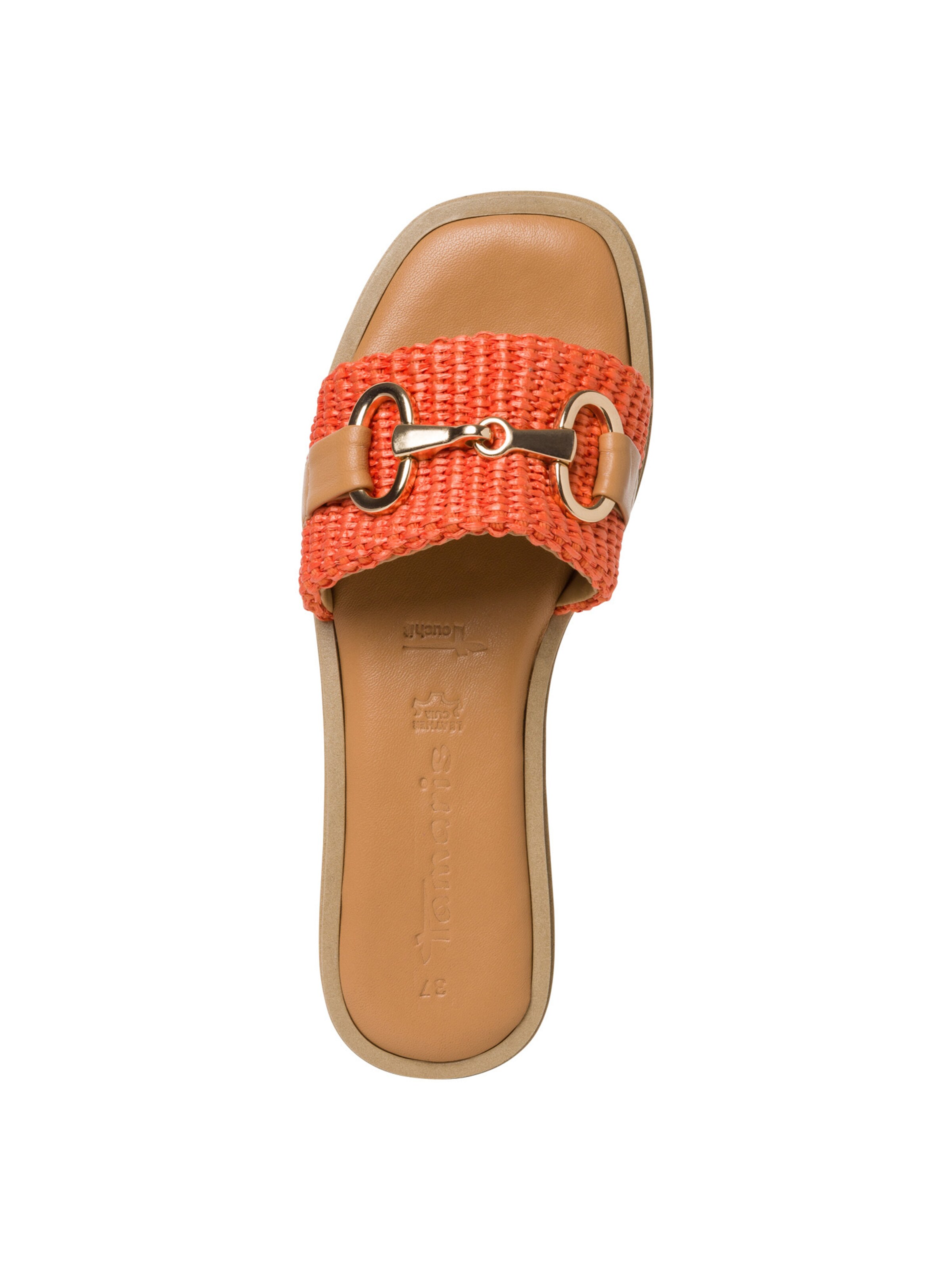 Tamaris Mules in Orange